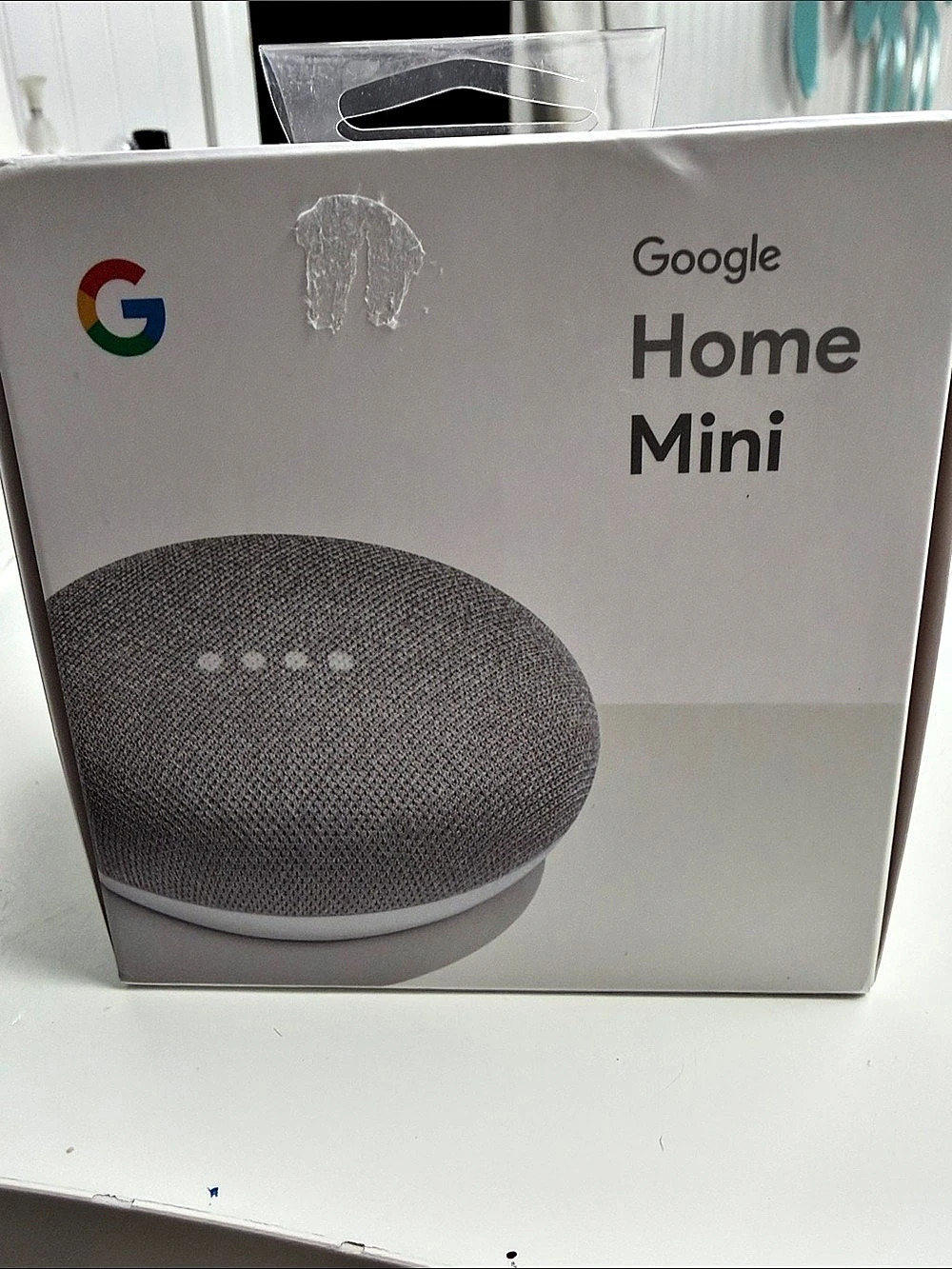 New Google Home Mini Gray Smart Speaker